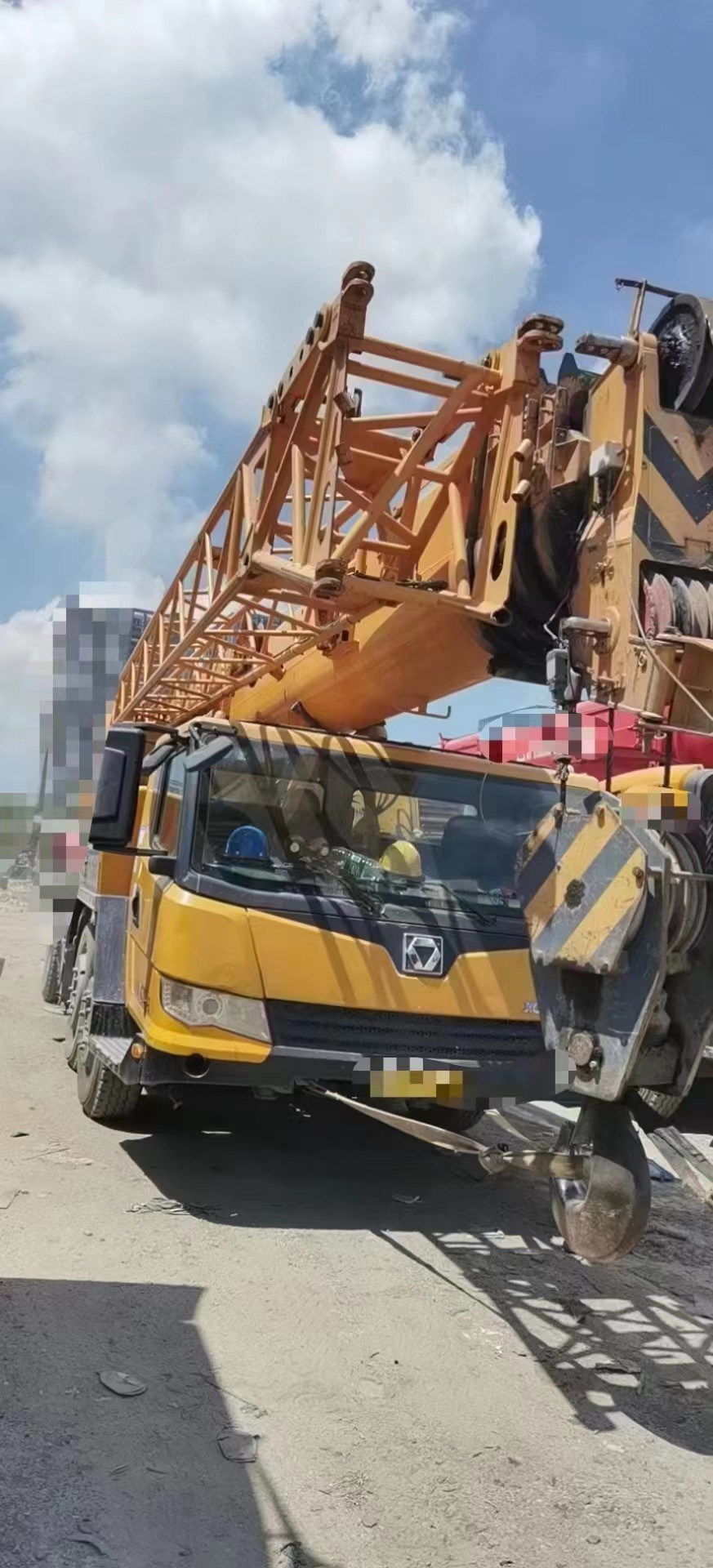 2018 Used Truck Crane 50ton Hydraulic Terrian Mobile Crane Lifting Equipment
