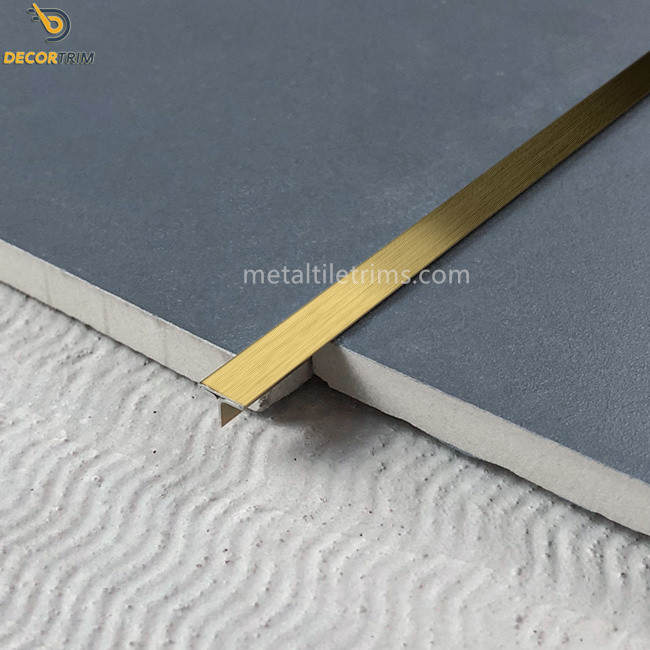Supply Stainless Steel T Shape Tile Trim For Wall Metal Tile Angle Trim Ceramic