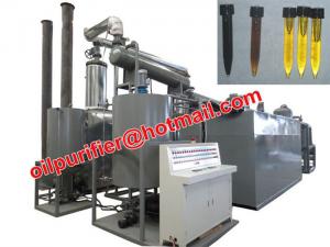 Quality Car Motor Oil Vacuum Distillation Machine With Black Waste Engine Oil Recycle System for sale