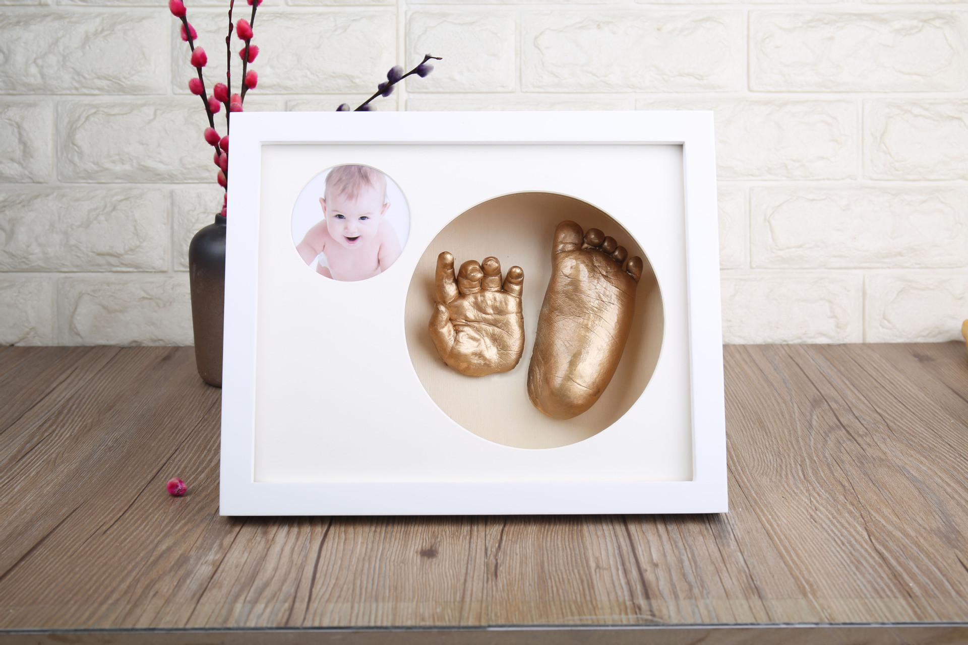 Muiti Color Baby 3D Baby Casting Kit Picture Frame For Newborn Infant