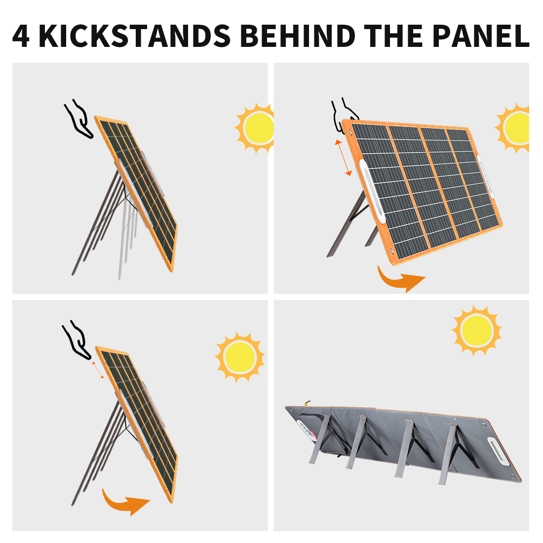 Sell 60W/100W Foldable Solar Panel with 21.5%-23.5% Panel Efficiency