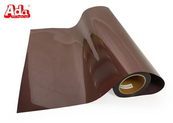 Buy 50cm*25m Brown PVC PU Heat Transfer Vinyl , PU Transfer Film For Garment at wholesale prices