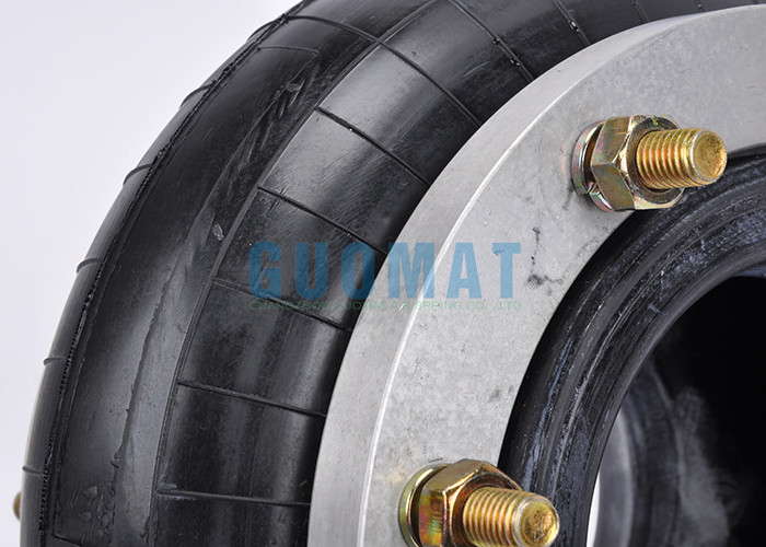 Rubber Industrial Air Spring Air Isolator Convoluted With Flange Ring 260130H-1