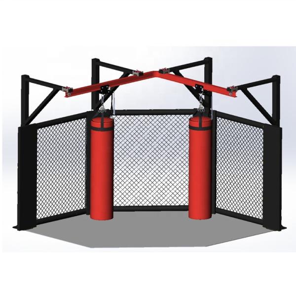 UV Printing Logo 5x5m MMA Training Cage Mixed Martial Arts Cage OEM ODM