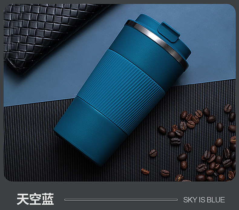 Stainless Steel 12oz Vacuum Insulated Coffee Travel Mug Spill Proof Double Walled Tumbler Cups For Keep Hot / Ice Coffee Tea Beer