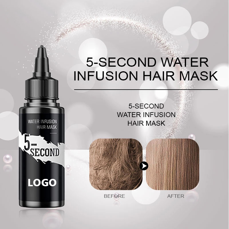 5-second Water Infusion Hair Mask for Hair Treatment Repair Frizz and Smooth Keratin Hair