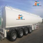 Round Shaped 4 Axles 8000KGS 40000L Fuel Truck Trailer