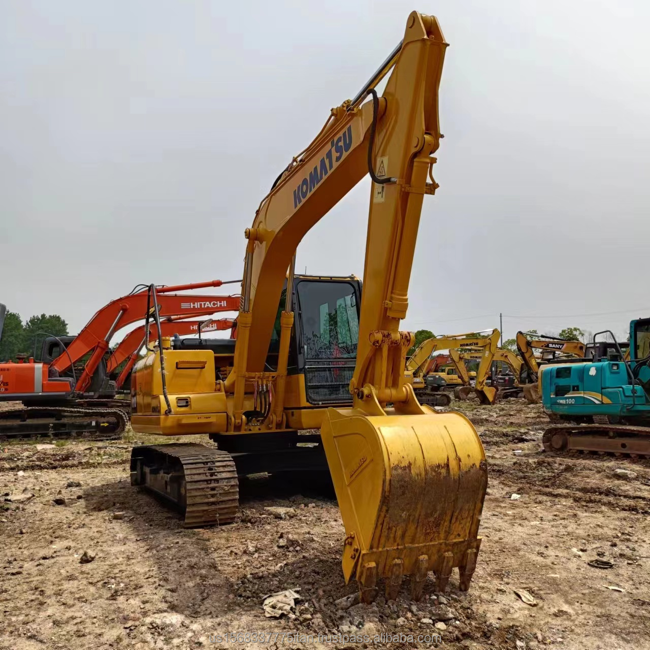 Komatsu PC110-8 Hydraulic Crawler Excavator 11 Ton Used Japan with 0-2000 Working Hours