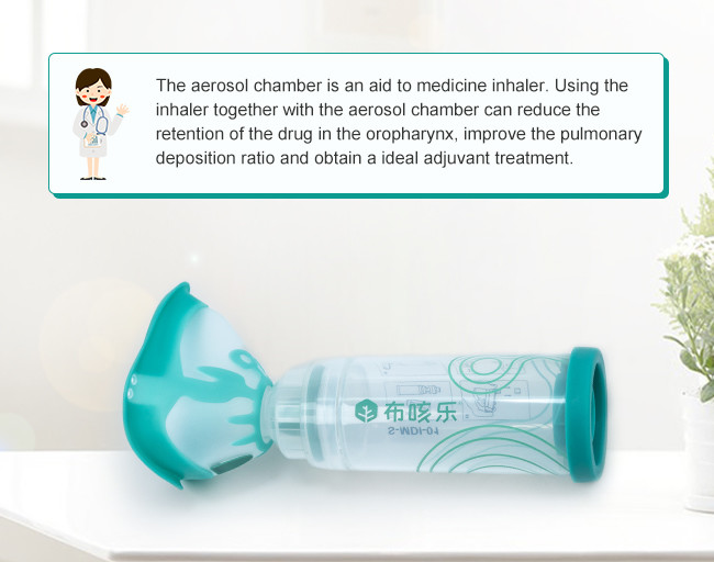 Plastic Respiratory Aerosol Chamber Medication Inhalation Devices For Patients