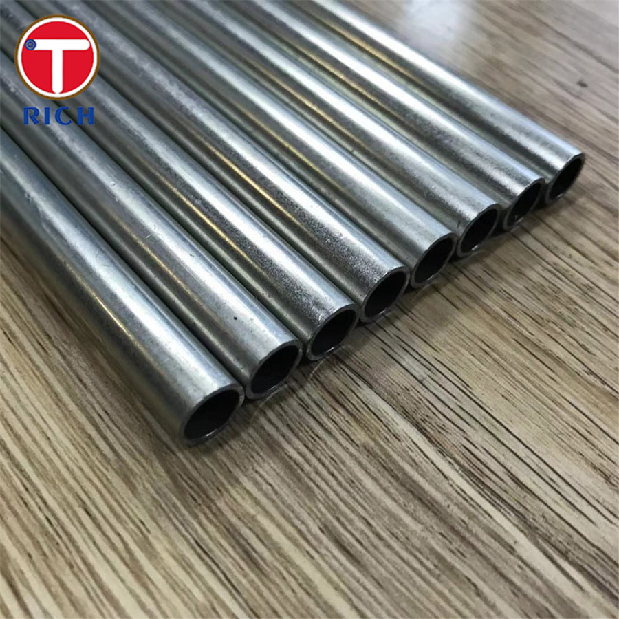 Cold Drawn Hot Galvanizing Welded Steel Tube En 10296-1 For Fluid
