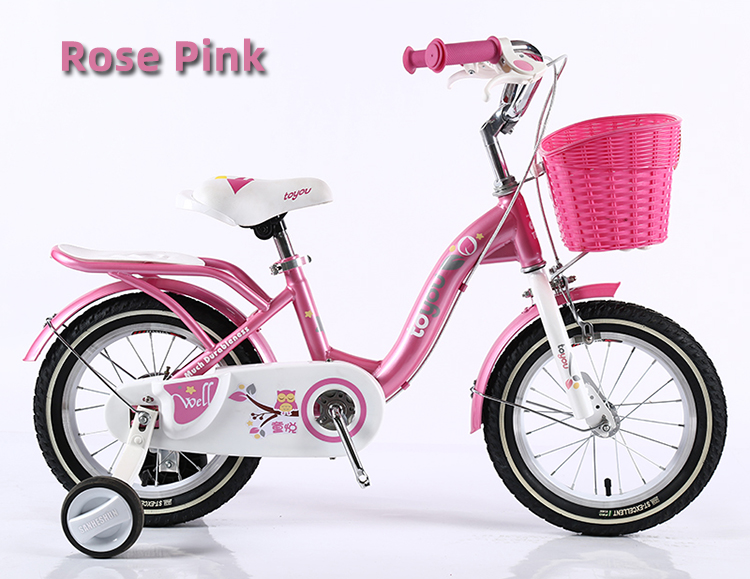 Kids Bike Customization 12 14 16 18 Inch For Little Girl Bicycle Children'S Bike In Pink