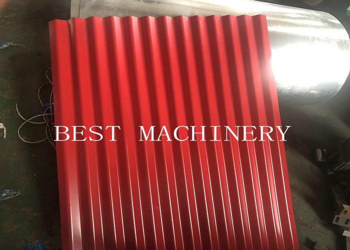 Sheet Metal Roofing Double Layer Roll Forming Machine PLC Control 380V50HZ Frequency
