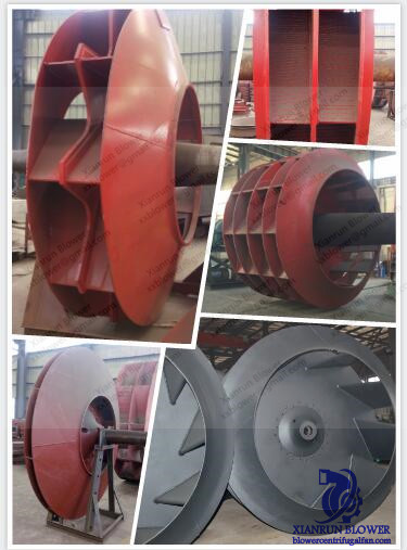 400-3500mm Centrifugal Fan Accessories Forward Curved Impeller Wheel