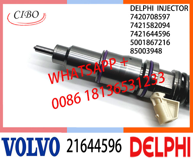 Fuel Diesel Injector 21644596 7421582094 7421644596 5001867216 85003948 20708597 E3.18 for VOL REN-AULTT MD11 EURO