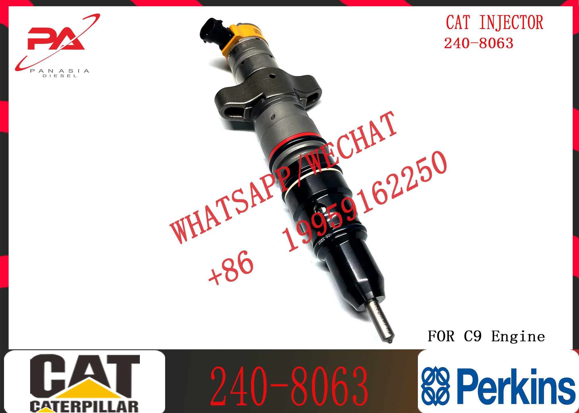 Diesel Fuel Injector 254-4340 266-4446 387-9432 387-9436 225-0117 236-0957 238-8092 240-8063