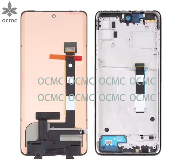 Motorola G82 5G Screen Replacement Digitizer With Frame Lcd For Moto G82 Display Panel Universal Compatible Version