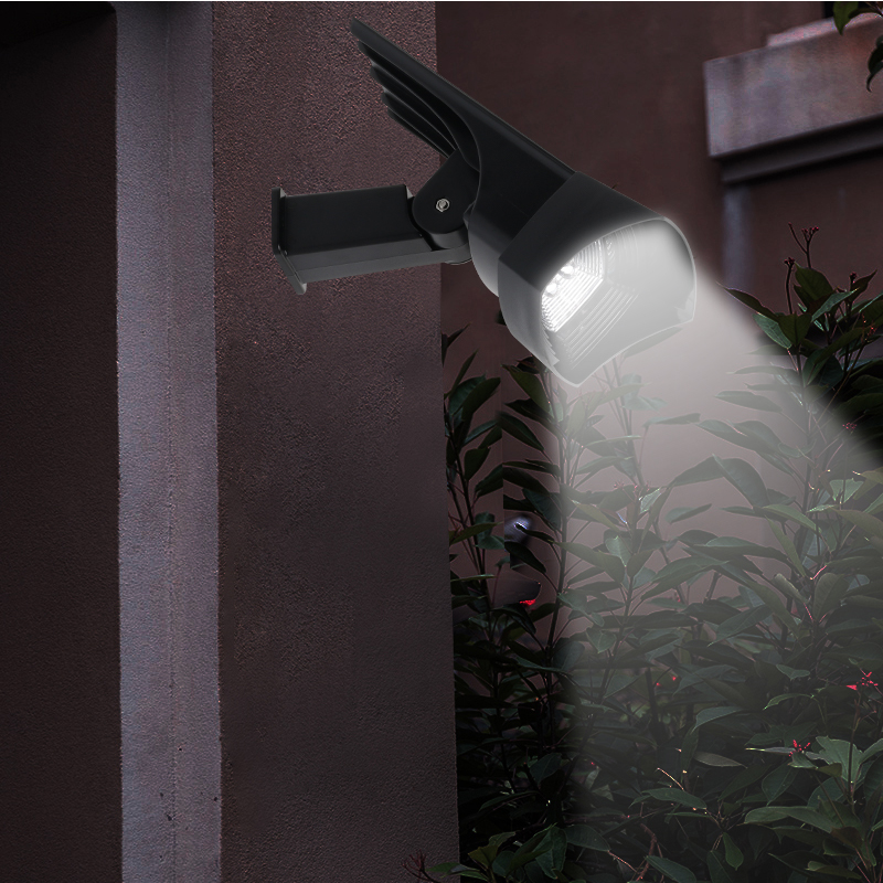 Perfect Design Solar Powered Spotlight Outdoor Wall Lights 120° Beam Angle Garden Light