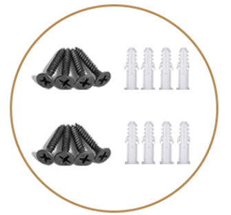 Powder Coated Heavy Duty Rustic Shelf Brackets Decorative Shelving Shelf Supports for Sturdy Shelves