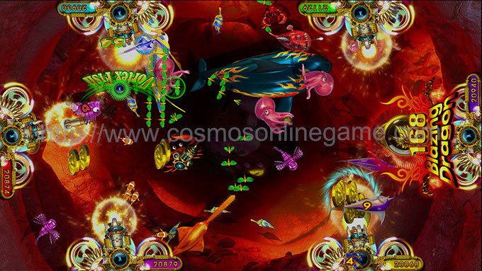 Metal Cabinet Fish Game Motherboard Ocean King 2 Ocean Monster 6 Player Arcade Machine