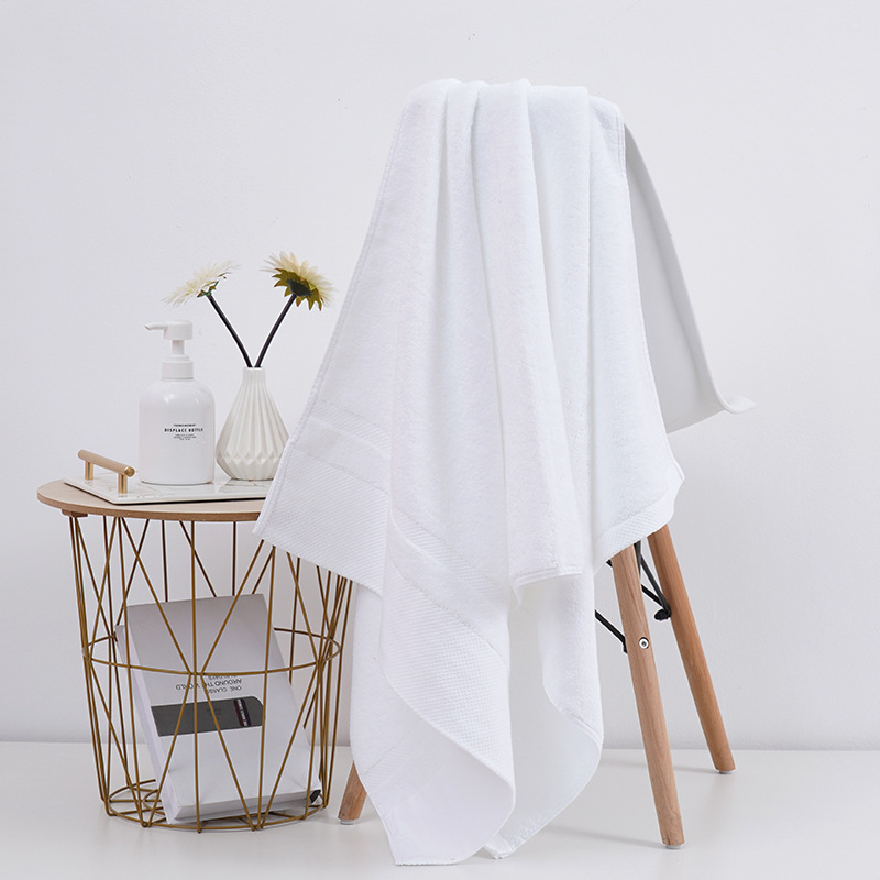High Grade Rectangle 16S Long-staple Cotton Bath Towel for Hotel Bathrooms and Spas