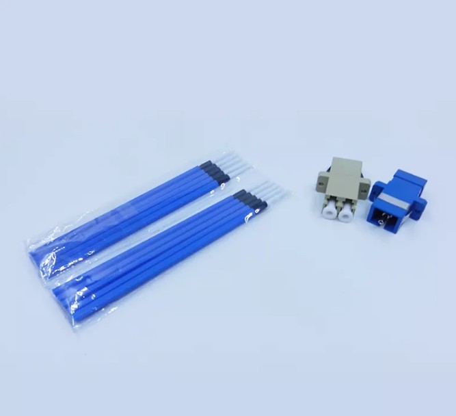 One Time Fiber Optic Cleaning Tools Cleaning Sticks For 1.25mm 2.5mm Fiber Connector