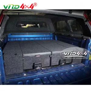 China Pickup Truck Cargo Sliding Top Distributor Service 4x4 4WD Roller Storage Drawer Modular System For Ford Raptor F-150 on sale