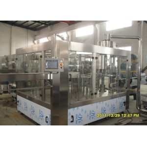 China Auto Control PE Screw Cap Glass Bottle Beer Filling Machine 4000 - 6000 BPH on sale