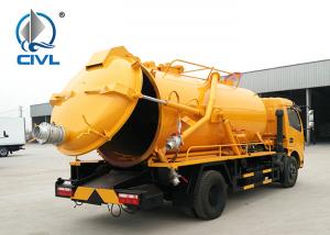 Quality 4X2 10cbm Sewage Suction Truck Tank Volume 10m3 / 10000L 160hp Euro 2 Standard for sale