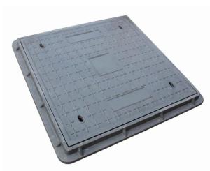 Quality EN124 SMC Lockable Manhole Cover with Rubber Gasket for sale