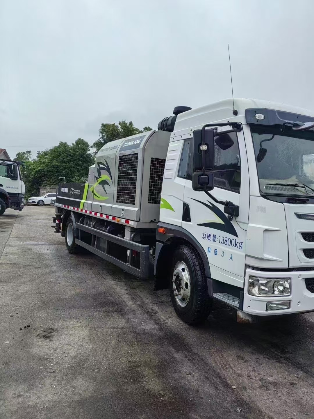 2021 ZLJ5140THBJ F-10023R Zoomlion Jiefang Chassis 10023 Used Truck-mounted Pump Truck With Good Condition