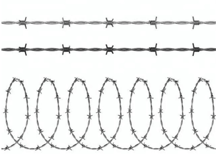 Hot Dip Galvanized Concertina Cbt High Strength 65 Razor Wire