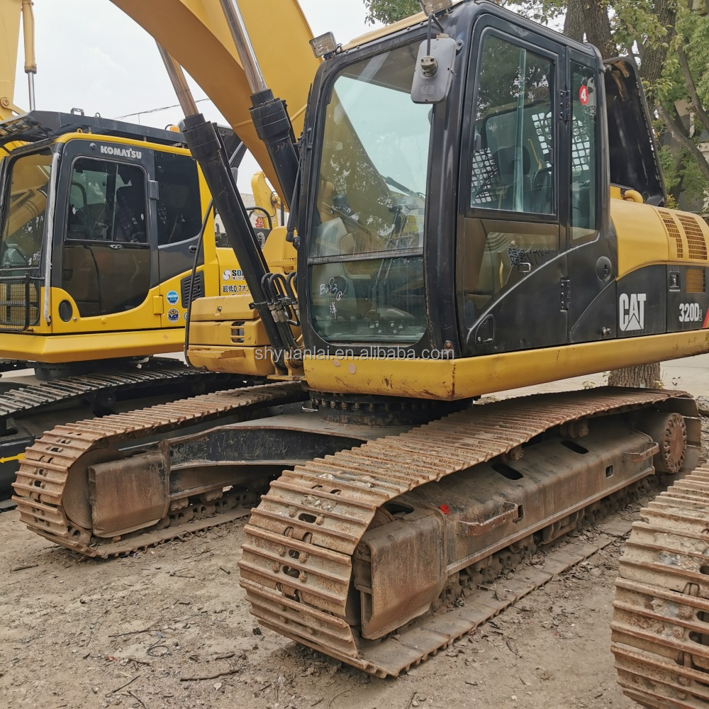 Original Hydraulic Pump And Soft Steel Design CAT320D2 Excavator With Powerful Engine