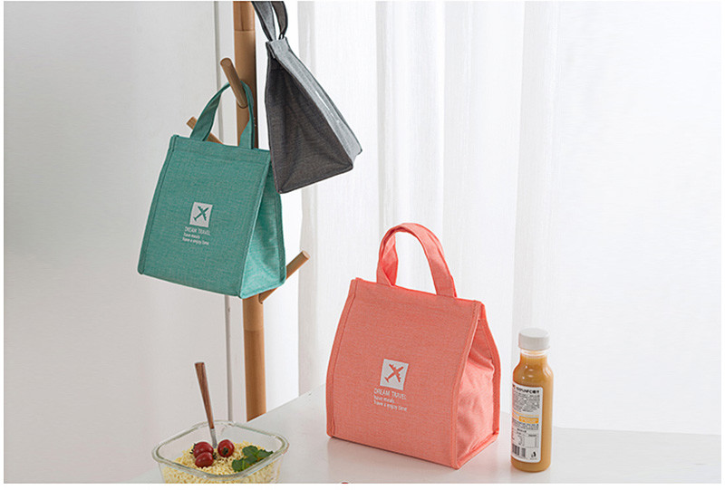 Eco Friendly Insulated Polyester Office Reusable Lunch Bag