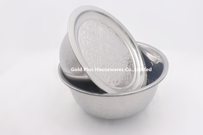 22cm Metal Oil Pot Stainless Steel Basin Set Finger Soup Bowl