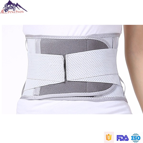 Adjustable Lumbar Back Brace Convenient Wear Thin Elastic Cloth Reinforcing Band