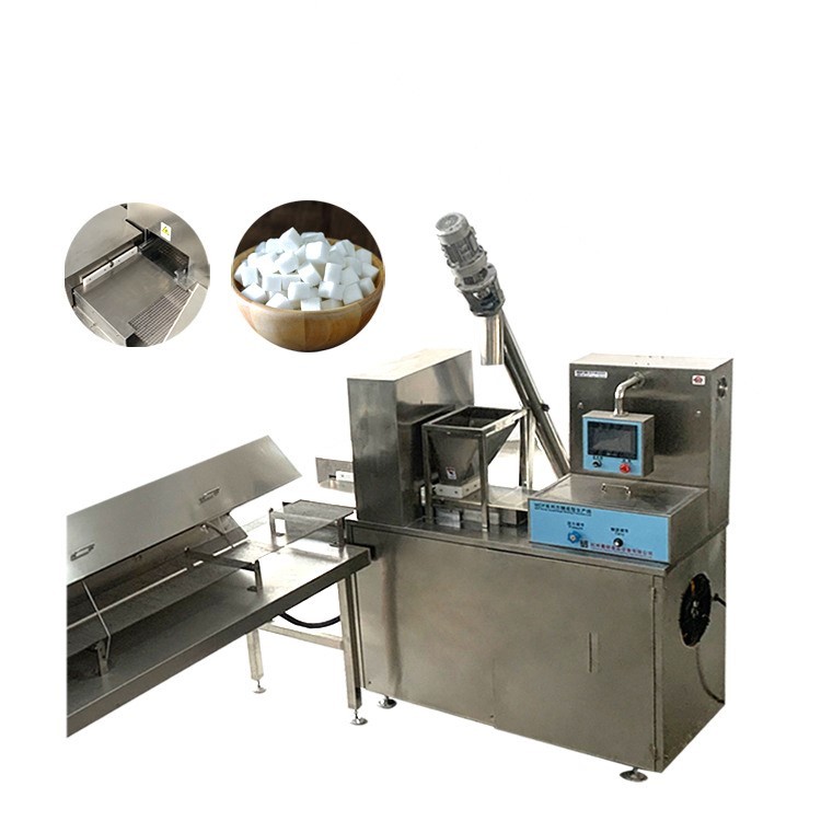 Stainless Steel Wrapping Sugar Cube Making Machine PLC Control