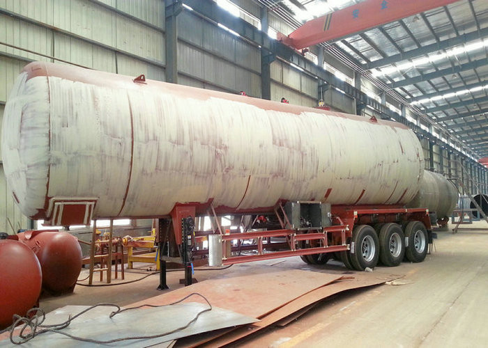 Tri Axles Tank Semi Trailer For 40000L- 48000L Liquid Ammonia Transport