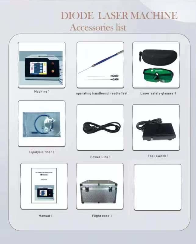 Endolift Laser Machine Touch Screen 2-3 Sessions Up To 30W Output Power