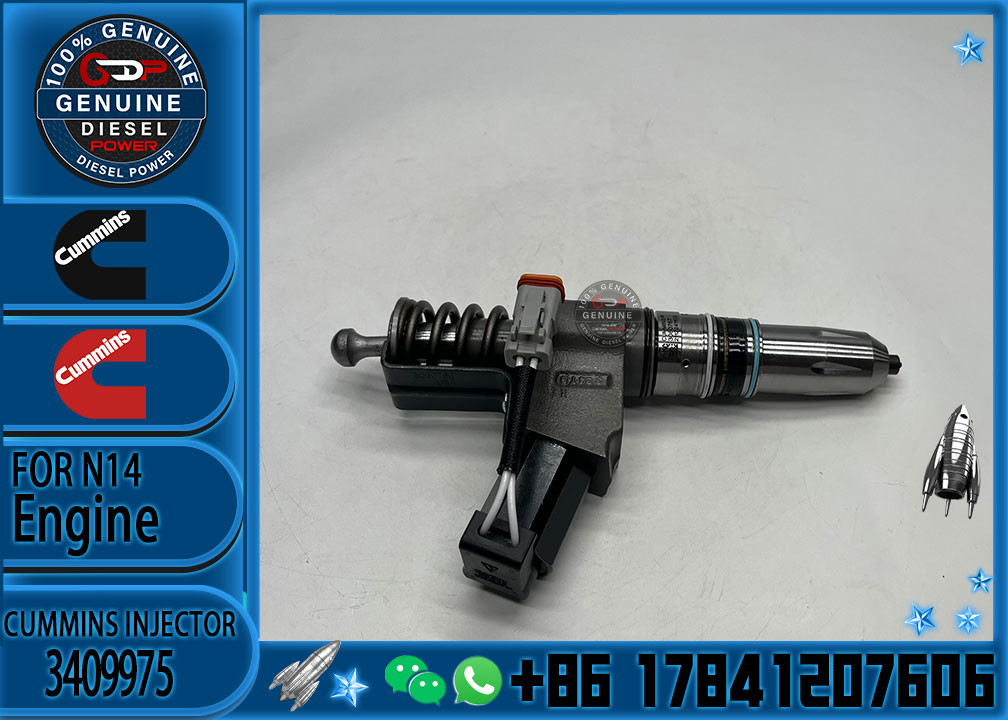 Construction Machinery Parts Fuel Injector For N14 Diesel3087807 341176 3409975 3411760 For CUMMINS Diesel Engine