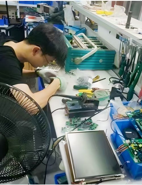 MY-114 Automatic CCD Visual Three Axis Desktop Glue Dispensing Robot High Precision Visual Programming Dispenser Machine