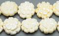 Quality Handmade Jewelry Maker Supplies Cattle Carved Bone Beads Flower for sale