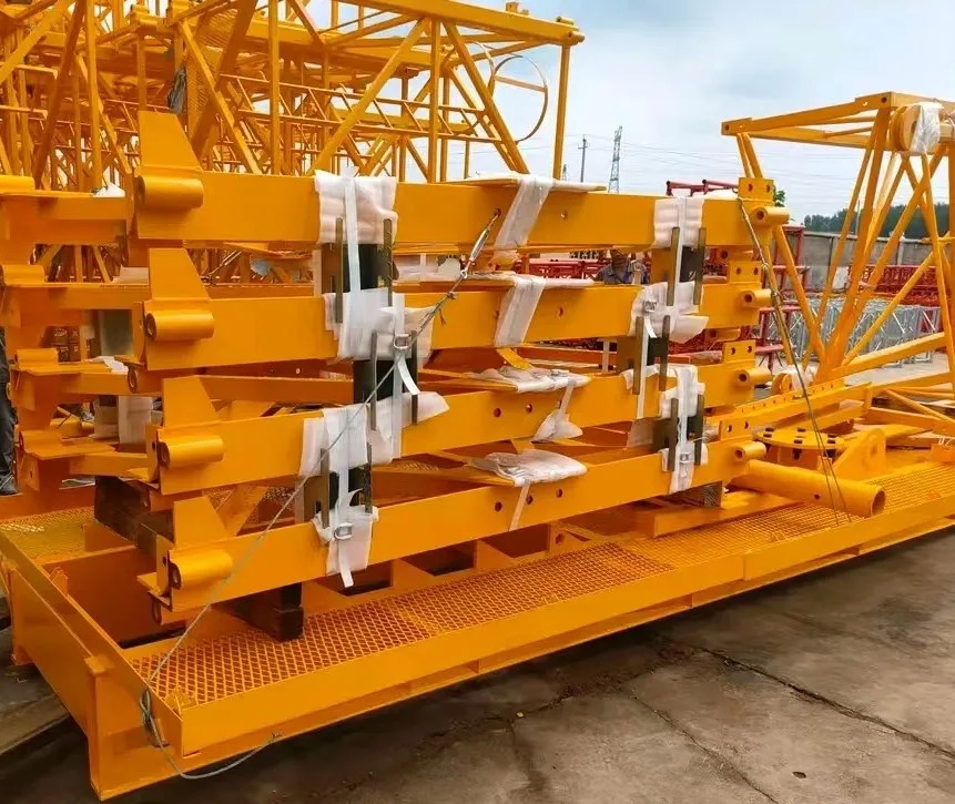 Quality Second-Hand Zoomlion Wa6515-8b Construction Flat Head Tower Crane for sale