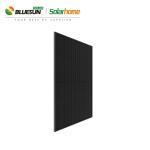 Bleusun 370w Solar Panel Half Cell 375w 380w 120cell Full Black Solar Panel