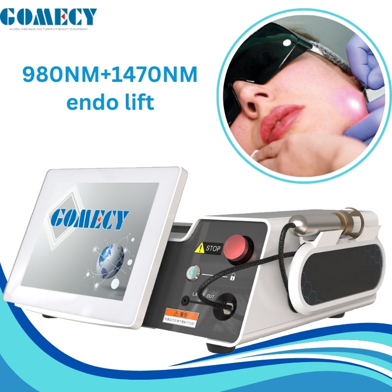 Triangel Laser Optic Fiber 980nm 1470nm Lipolysis Liposuction machine , 1470nm 980nm Diode Laser Machine for Face Lift in Dental Clinic
