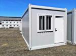 Single Double Door Prefabricated Structural Steel Folding Container House