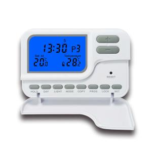 Quality Seven Day Programmable Digital ABS Thermostat Display Accuracy 0.5℃ for sale