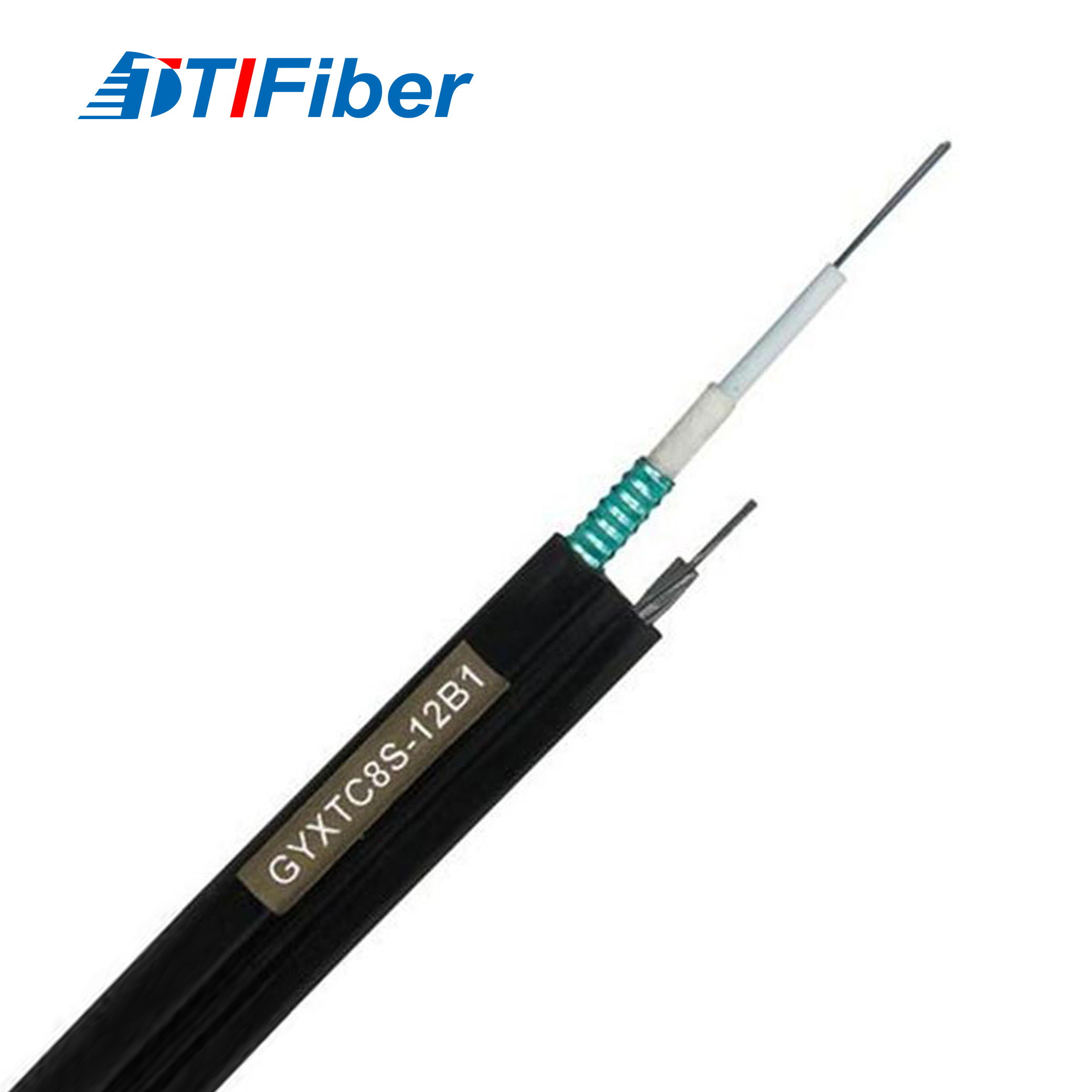 GYTC8A Aerial Fiber Optic Cable Outdoor Self Supporting 12/24/96 Core