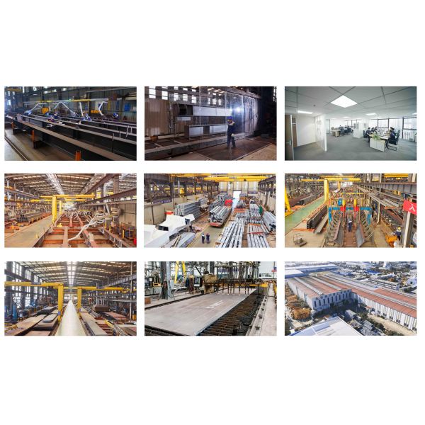 Multi-story Pre-engineered Steel Structure Factory Integrate Workshop Warehouse and Office in One Building