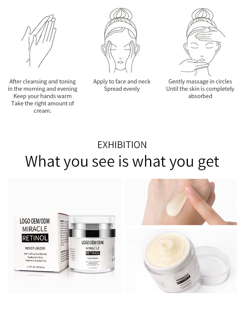 Retinol Face Cream Hot Korean Skin Care Lotion Anti-aging Face Cream Wholesale