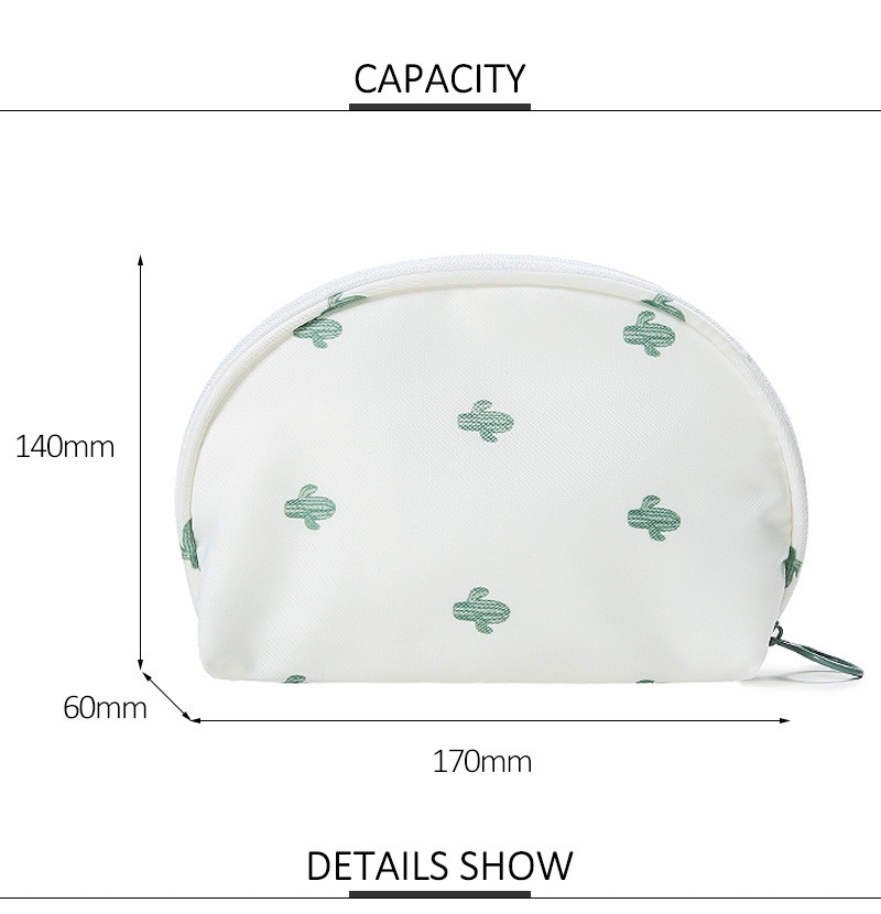 China Supplier Small Nylon Travel Flamingo Toiletries Cosmetic Bag